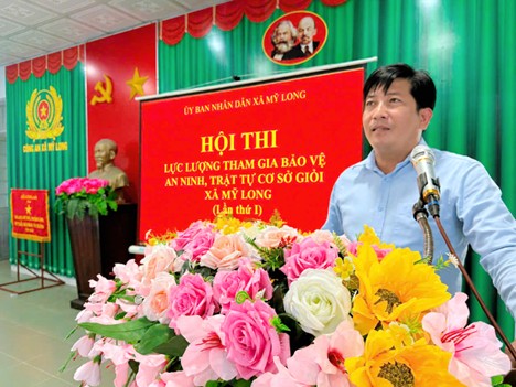 ​​​​​​​Hội thi lực lượng tham gia bảo vệ an ninh, trật tự ở cơ sở giỏi xã Mỹ Long (lần thứ I) năm 2026