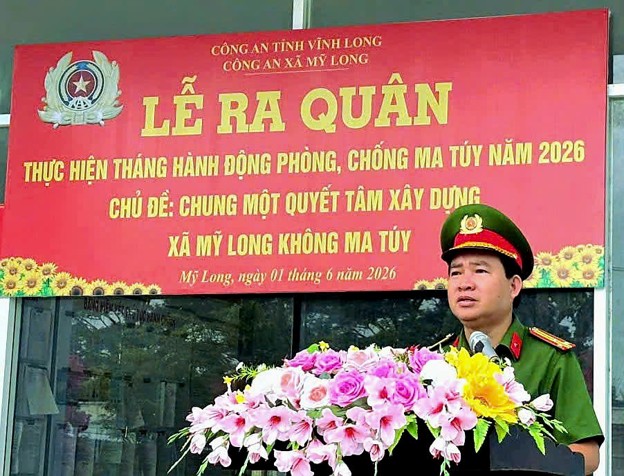 CHUNG MỘT QUYẾT TÂM XÂY DỰNG XÃ MỸ LONG KHÔNG MA TÚY